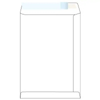 Obálky B4 tašky ofset, samolepiace, krycia páska / 50 fólia