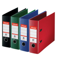 Poradač A5, Esselte PLAST Oblong, pákový 75 mm zelená (šanón)- akcia - do vypredania zásob