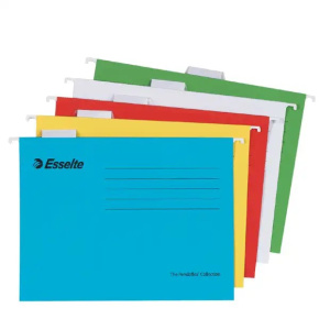 Závesné dosky PENDAFLEX COLLECTION A4, červené - dopredaj