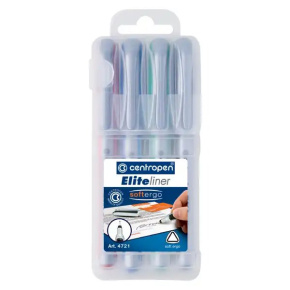 CENTROPEN ELITE LINER 4721 F sada 4 farby