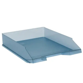 Odkladač LIGHT modrý transparentný