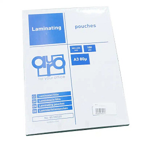 Laminovacie fólie, lesklé 303 x 426 mm (A3), 80 mic Laminovacie fólie, lesklé 303 x 426 mm (A3), 80 mic