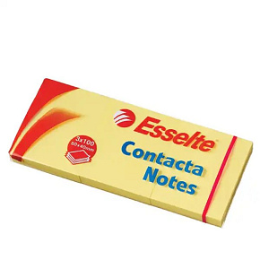 Bloček samolepiaci 40x50 CONTACTA žlté, 100 l. Bloček samolepiaci 40x50 CONTACTA žlté, 100 l.
