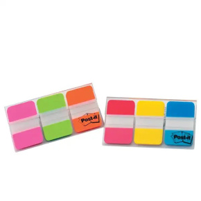 Indexy Post-it extra silné - červené/žlté/modré