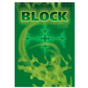 Poznámkový blok bezdrevný 50l. - A6 štvorčekový - dopredaj