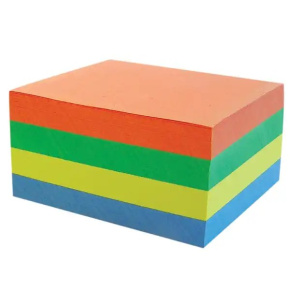 Poznámková kocka 8,5x8,5x5 rovná COLOR