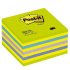 Bloček samolepiaci 76x76 Post-it kocka neón/zelený/450 l