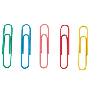 Listové spony 33 mm - mix farieb /100