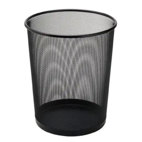 Drôtený kôš na odpadky, čierny, 18 l