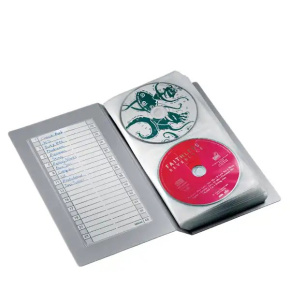Kniha na 48 CD transparentná modrá - dopredaj