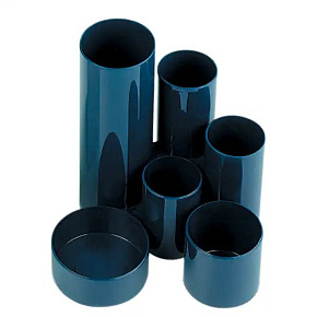 Stojan na perá POLYTUBE, modrý Stojan na perá POLYTUBE, modrý