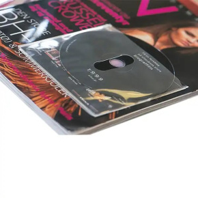 Vrecká na CD/DVD lesklé, samolepiace, bez klopy