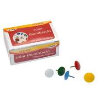 Pripínačky malé 10/8 mm, farebné, niklované