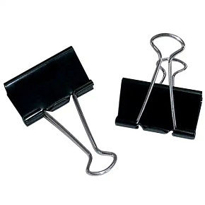 Klip čierny 25 mm, čierna / 12 Klip čierny 25 mm, čierna / 12