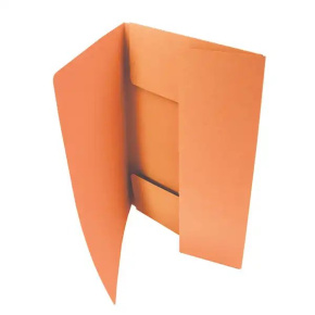 Odkladacia mapa 253/OM3 A4 Clasic 3 klopy oranžová, 50ks/bal