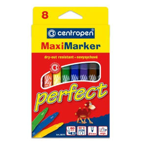 Značkovač Perfect CENTROPEN 8610/8 farieb, nevysychajúce