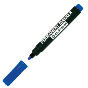 Značkovač CENTROPEN 8566 modrý
