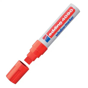 Popisovač na sklo edding 4090 červený