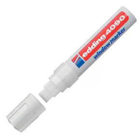 Popisovač na sklo edding 4090 biely