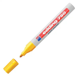 Lakový popisovač edding 750 žltý
