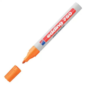 Lakový popisovač edding 750 oranžový