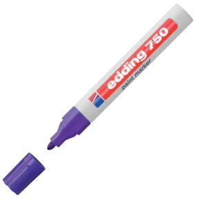 Lakový popisovač edding 750 fialový