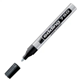 Lakový popisovač edding 750 strieborný