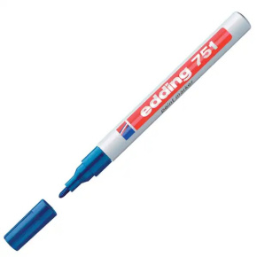 Lakový popisovač edding 751 modrý