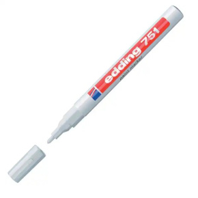 Lakový popisovač edding 751 biely