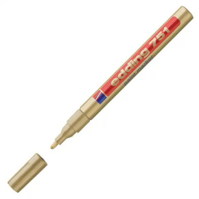 Lakový popisovač edding 751 zlatý
