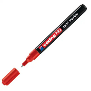 Lakový popisovač edding 792 červený