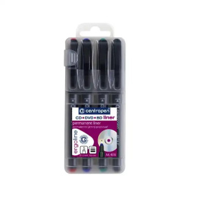 CD/DVD LINER CENTROPEN 4616 sada 4 farby