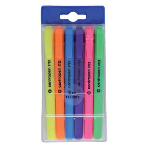 Zvýrazňovač CENTROPEN 8722 FAX sada 6 farieb Zvýrazňovač CENTROPEN 8722 FAX sada 6 farieb