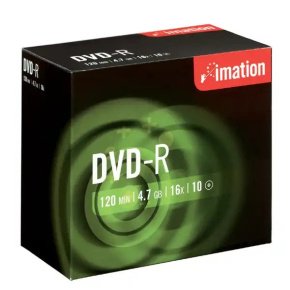 DVD-R Imation 4,7 GB 16x slim obal / 10 ks - akcia - do vypredania zásob