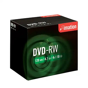 DVD-RW Imation 4,7 GB 4x klasický obal / 10 ks - dopredaj DVD-RW Imation 4,7 GB 4x klasický obal / 10 ks - dopredaj