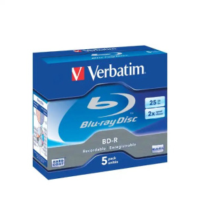 BD-R Verbatim 25 GB 2x / 5 ks - akcia - do vypredania zásob