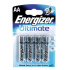 Batérie AA tužková Energizer Ultimate / 4 ks