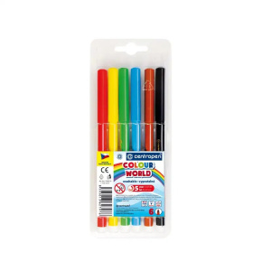 Popisovač COLOUR WORLD CENTROPEN 7550/6 farieb