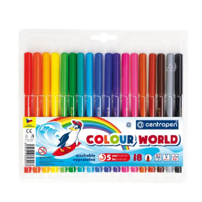 Popisovač COLOUR WORLD CENTROPEN 7550/18 farieb