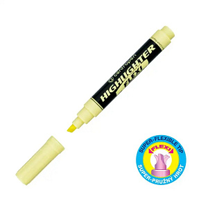 Zvýrazňovač CENTROPEN 8542 FLEXI SOFT žltý Zvýrazňovač CENTROPEN 8542 FLEXI SOFT žltý