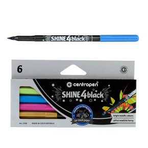 Popisovače CENTROPEN 2590/6 Antistress metalické