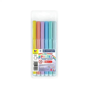 Popisovač CENTROPEN 7550/6 pastelových farieb