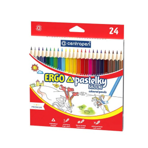 Pastelky Centropen 9521/24 - trojhranné