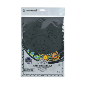 CENTROPEN 9997/4 hárky Fantasia-Antistress black