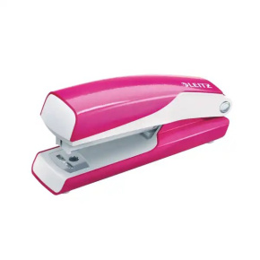 Zošívačka mini Leitz NeXXt 5528, metalická ružová, box