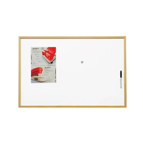 Tabuľa magnetická 90x60 rám drevo