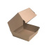 Burger box, kraft, 11x11x9 cm, 50 ks