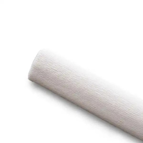 Krepový papier biely