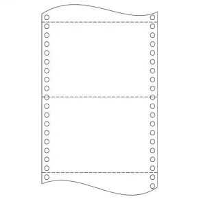 Tabelačný papier 23 x 06" (1+2) NCR bez BP - dopredaj