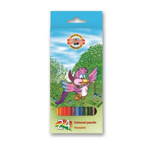 Pastelky Koh-I-Noor Vtáci  sada 24 ks 3554